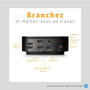HP Station d'accueil USB-C G5 Essential - Dock de bureau avec charge, triple affichage, Gigabit Ethernet, ports USB et gestion à distance