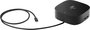 HP Station d'accueil USB-C G5 Essential - Dock de bureau avec charge, triple affichage, Gigabit Ethernet, ports USB et gestion à distance