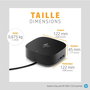 HP Station d'accueil USB-C G5 Essential - Dock de bureau avec charge, triple affichage, Gigabit Ethernet, ports USB et gestion à distance