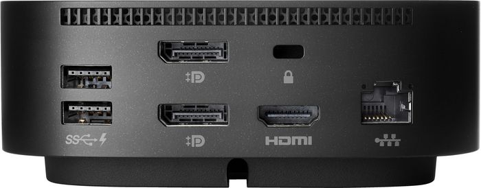 HP Station d'accueil USB-C G5 Essential - Dock de bureau avec charge, triple affichage, Gigabit Ethernet, ports USB et gestion à distance