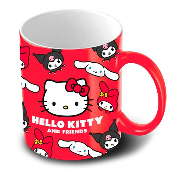Karactermania Tasse Hello Kitty Faces Rouge 350ml Karactermania Tasse Hello Kitty Faces Rouge 350ml