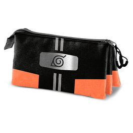 KARACTERMANIA Dress Naruto triple - Porte-tout imperméable ripstop avec 3 compartiments et fermetures éclair, 10x23,5x5cm