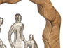 GIFTDECOR SOPORTE DECORACION FAMILIA PLATEADO