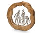 GIFTDECOR SOPORTE DECORACION FAMILIA PLATEADO