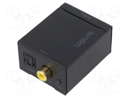 LOGILINK Convertisseur numérique-analogue CA0100 avec connecteurs RCA et Toslink