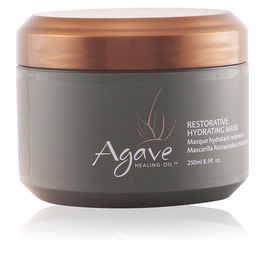 Agave Masque Hydratant Réparateur HEALING OIL 250 ml pour Cheveux Secs et Abîmés