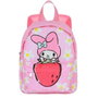 MY MELODY Sac à dos pour enfant Strawberry - 22x9x27 cm - Polysynthétique léger - Âge recommandé : 3 ans - Rosa