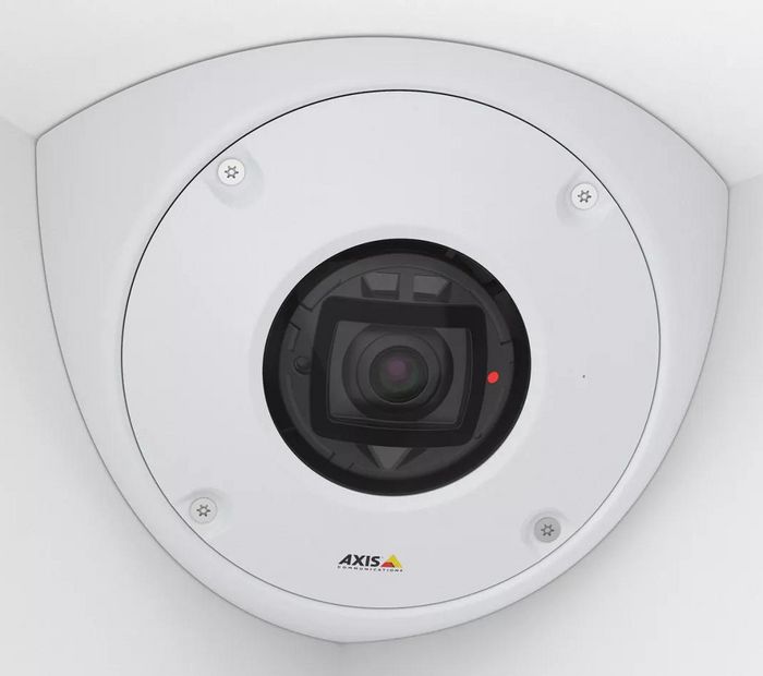 Axis Caméra de surveillance réseau Q9216-SLV STEEL - Compacte anti-ligature, 4 MP, angle 125°, IR invisible, IP66/IK11, avec microphone et masque de confidentialité