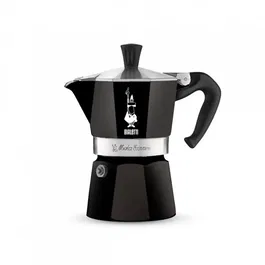 Bialetti Moka Express Cafetière italienne 3 tasses (100 ml) Noir - Tous feux sauf induction