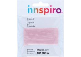 Innspiro Cinta d'organdi rose 13mm 5m