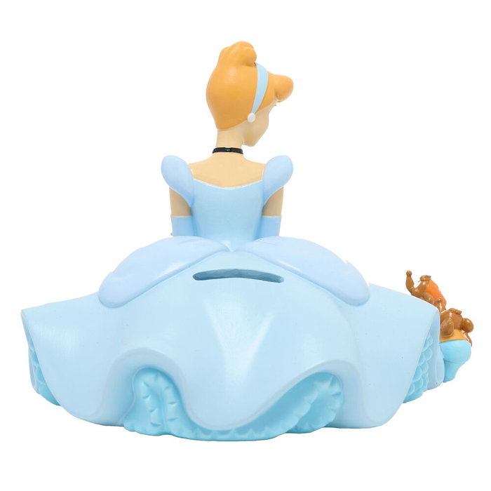 WIDDOP & CO Tirelire Cendrillon Disney en résine avec fente discrète - 15 cm WIDDOP & CO Tirelire Cendrillon Disney en résine avec fente discrète - 15 cm