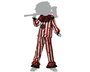 Disfraz Payaso Rojo – Costume Halloween Enfant 7-9 Ans avec Camiseta et Pantalón
