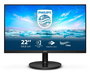 Philips 222V8LA Moniteur LCD 21.5" avec Adaptive-Sync, antiscintillement et mode LowBlue - Écran grand angle