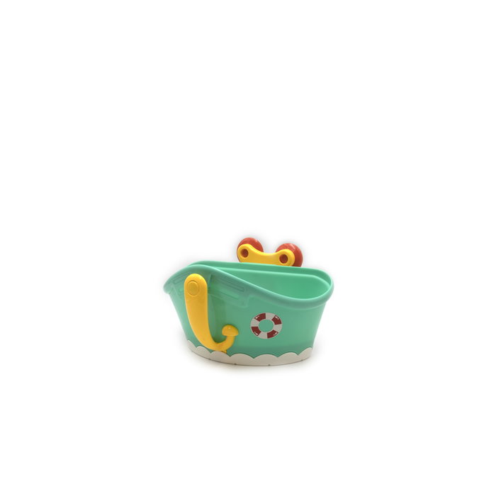 TACHAN - Organisateur de bain pour jouets avec 2 ventouses, sac filet à fermeture et 7 accessoires (2 bateaux, 3 moules animaux, hippocampe, balle poisson) - Enfant 1 an et plus TACHAN - Organisateur de bain pour jouets avec 2 ventouses, sac filet à fermeture et 7 accessoires (2 bateaux, 3 moules animaux, hippocampe, balle poisson) - Enfant 1 an et plus