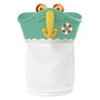 TACHAN - Organisateur de bain pour jouets avec 2 ventouses, sac filet à fermeture et 7 accessoires (2 bateaux, 3 moules animaux, hippocampe, balle poisson) - Enfant 1 an et plus