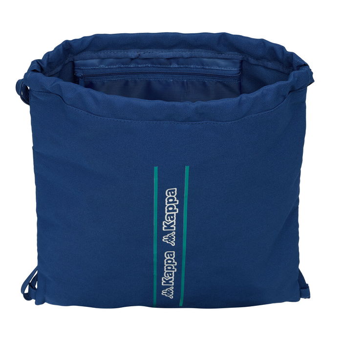 Sac à dos serré par des ficelles Kappa Marino Blue marine 35 x 40 x 1 cm