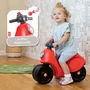 Falk - Scooter Strada - Guidon directionnel avec klaxon et larges roues stabilisatrices - Rouge - Pour enfant dès 12 mois - 100% Fabriqué en France