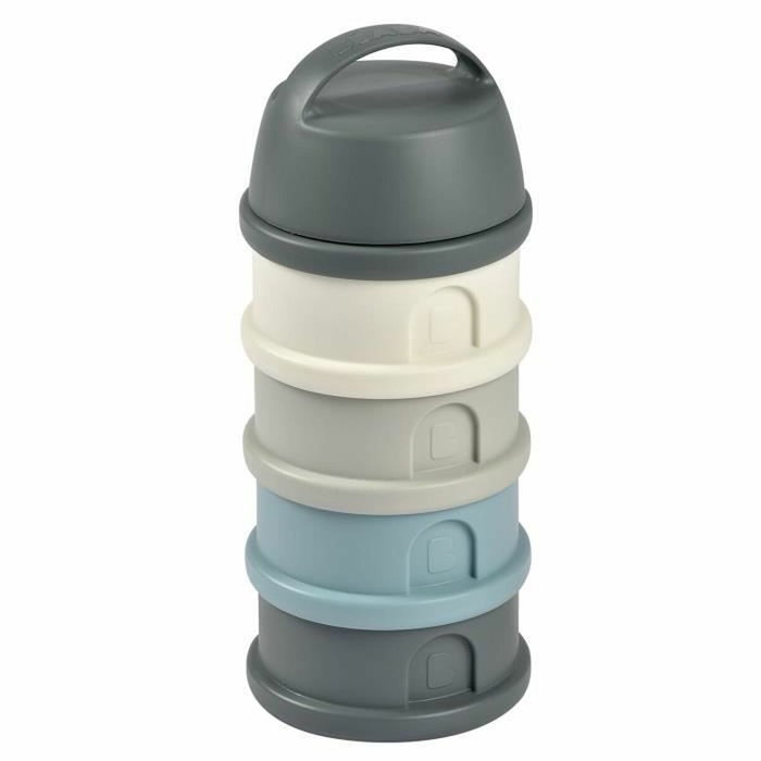 Béaba Boîte doseuse à 4 compartiments - Bleu/Gris Béaba Boîte doseuse à 4 compartiments - Bleu/Gris