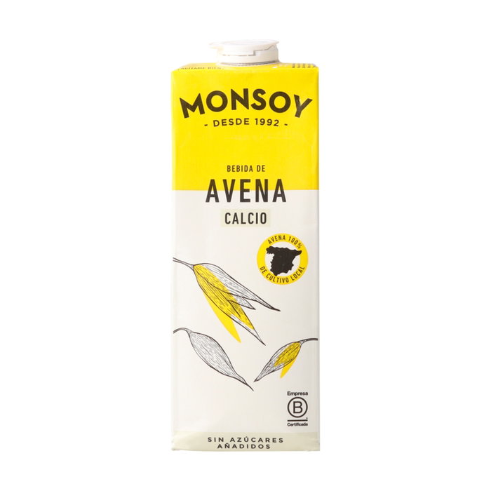 Monsoy Boisson végétale à l'avoine et au calcium Bio 1L Monsoy Boisson végétale à l'avoine et au calcium Bio 1L