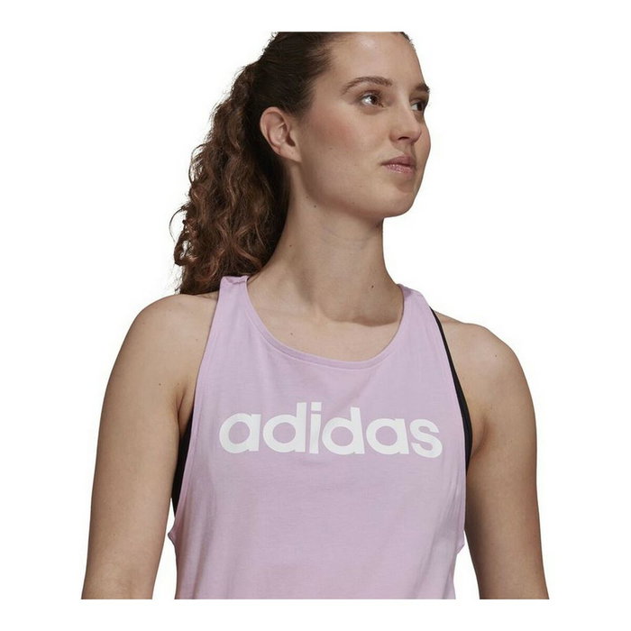 Débardeur Femme Adidas Essentials Logo Lavande Débardeur Femme Adidas Essentials Logo Lavande