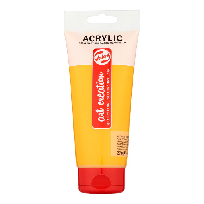 Talens Art Creation Peinture Acrylique Tube 200 ml Jaune Azo Foncé (270) Talens Art Creation Peinture Acrylique Tube 200 ml Jaune Azo Foncé (270)