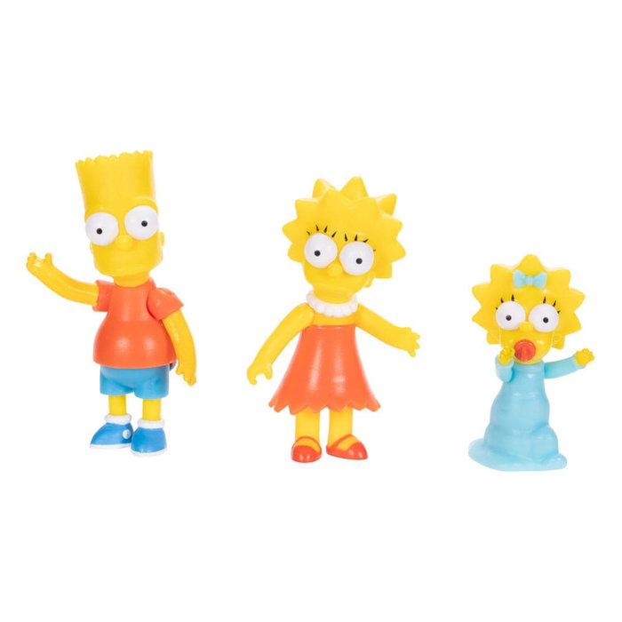 JAKKS PACIFIC Pack de 7 figurines Famille des Simpsons