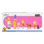JAKKS PACIFIC Pack de 7 figurines Famille des Simpsons