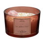 Home Deco Factory Bougie Parfumée avec Pierres Précieuses et Pépites Dorées