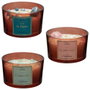 Home Deco Factory Bougie Parfumée avec Pierres Précieuses et Pépites Dorées