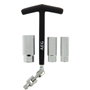 AEG Clé à bougie articulée avec 3 douilles 14/16/21mm