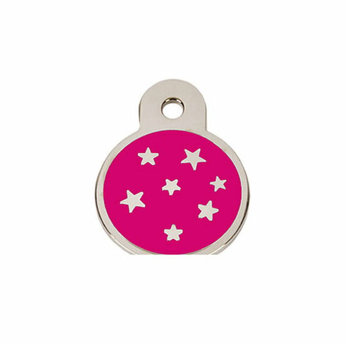 Plaque d'identification pour collier Imarc PetScribe Passion Rose Argent Plaque d'identification pour collier Imarc PetScribe Passion Rose Argent
