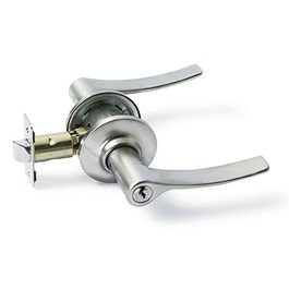 Tesa Poignée de porte Barcelona 3B00 Cm Zamak Cromo Mate avec Cylindre et Condamnation