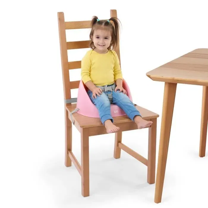 Rehausseur de chaise évolutif Disney Princess - My Spot, pour enfant de 6 mois à 3 ans, avec harnais 3 points, facile à nettoyer - Rose