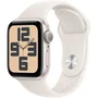 Apple Watch SE GPS 40mm Boîtier Starlight Aluminium Bracelet Starlight Sport Band S/M