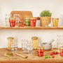 Récipient de Conservation des Aliments Bormioli Rocco Quattro Stagioni Transparent 270 ml (12 Unités)
