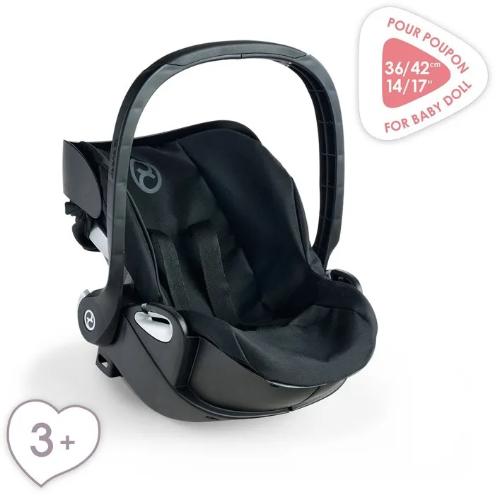 Corolle - Porte-poupon 2 en 1 transat et porte-poupon léger, compatible Cybex Priam, capote rétractable, pour poupons de 36 à 42 cm, à partir de 3 ans