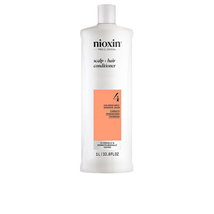 Nioxin System 4 Après-shampooing Cheveux Colorés, Abîmés et Fortement Affaiblis 1000 ml Nioxin System 4 Après-shampooing Cheveux Colorés, Abîmés et Fortement Affaiblis 1000 ml