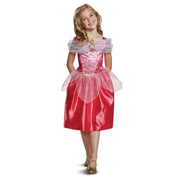 Disney - Déguisement enfant Princesse Aurora Classic Taille 5-6 ans - Costume de princesse fille