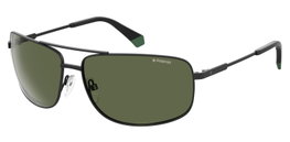 Polaroid PLD-2101-S-003-UC Lunettes de soleil rectangulaires noires