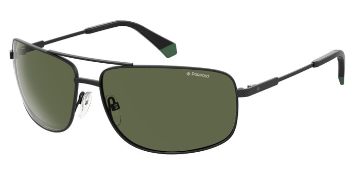 Polaroid PLD-2101-S-003-UC Lunettes de soleil rectangulaires noires Polaroid PLD-2101-S-003-UC Lunettes de soleil rectangulaires noires