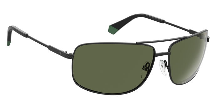 Polaroid PLD-2101-S-003-UC Lunettes de soleil rectangulaires noires Polaroid PLD-2101-S-003-UC Lunettes de soleil rectangulaires noires