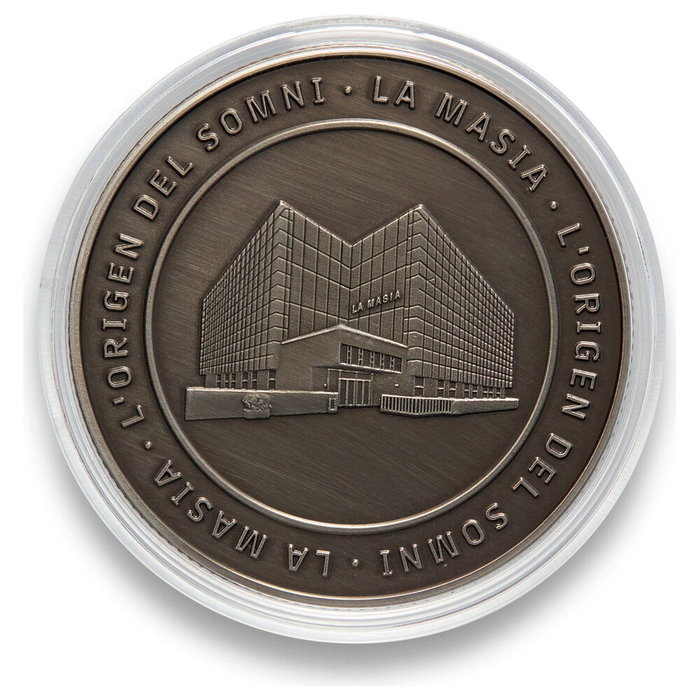 MOCILAB Moneda Massia F.C. Barcelona - Pièce officielle en bronze antique - Édition Classic 2025-26 - Hommage aux valeurs du Barça MOCILAB Moneda Massia F.C. Barcelona - Pièce officielle en bronze antique - Édition Classic 2025-26 - Hommage aux valeurs du Barça