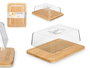 Kinvara Quesera Rectangulaire en Bambou 26 x 7.3 x 20 cm (Set de 12)
