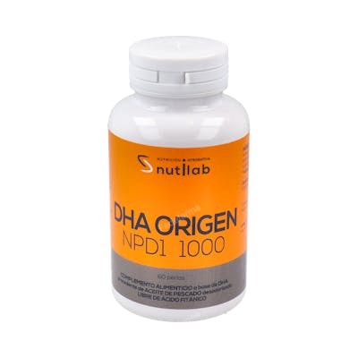 Nutilab Dha Origen Npd1 Complément Alimentaire Huile de Poisson DHA 60 Perles Nutilab Dha Origen Npd1 Complément Alimentaire Huile de Poisson DHA 60 Perles