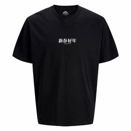 T-shirt à manches courtes homme Jack & Jones Jorsnake Noir