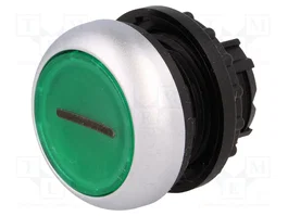 EATON ELECTRIC RMQ-Titan Bouton-poussoir Vert Plat 22mm 2 Positions Stables IP67