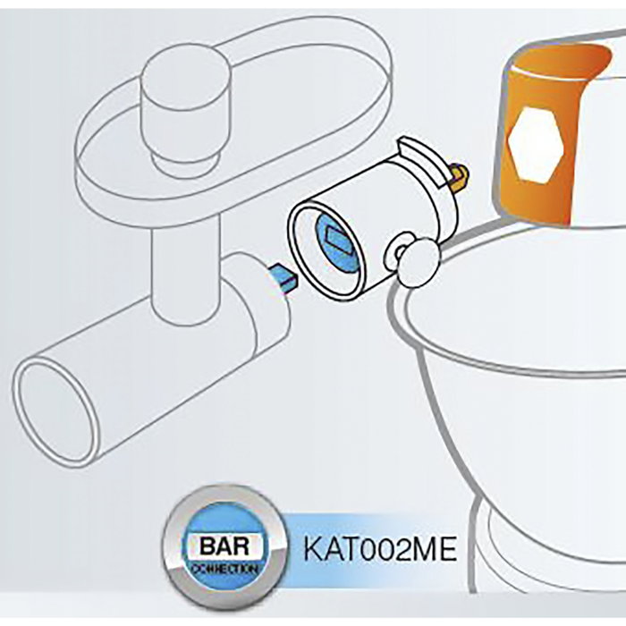 Kenwood KAT 002 ME Adaptateur BAR vers TWIST Kenwood KAT 002 ME Adaptateur BAR vers TWIST