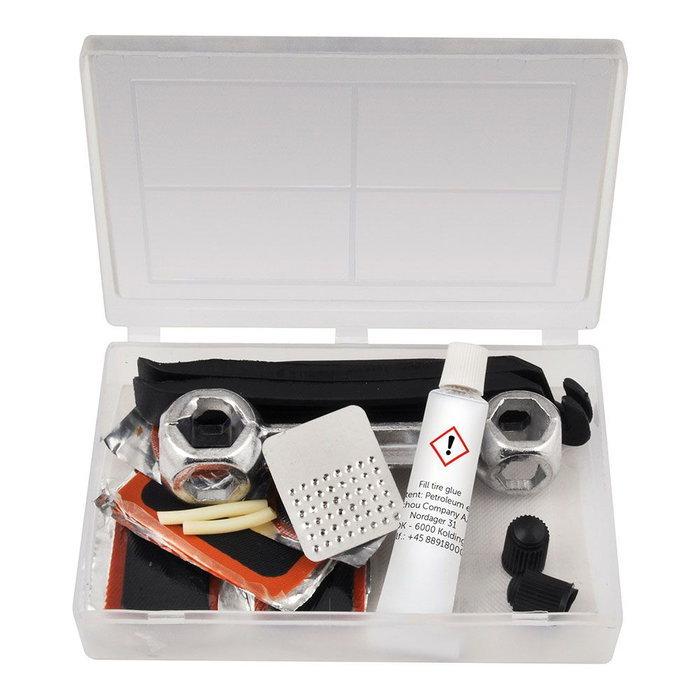 Rawlink Kit de réparation de crevaisons avec outil, 14 pièces