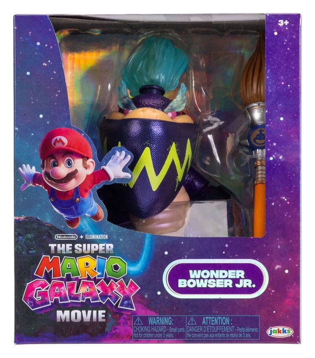 Super Mario Galaxy, le film figurine Wonder Bowser Jr. 13 cm