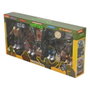 Tortues Ninja (Cartoon) figurines Pack de 4 Punk Turtles 18 cm